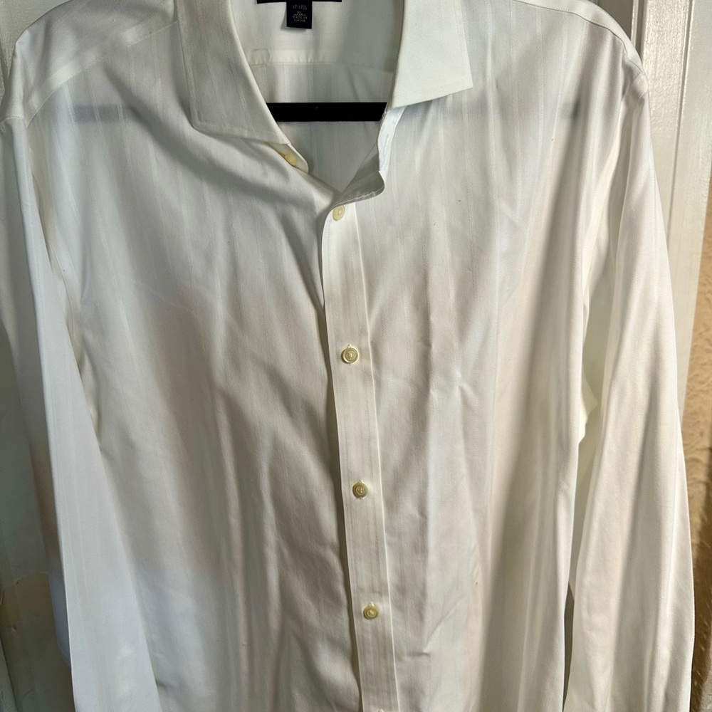 Men's White Banana Republic Dress Shirt